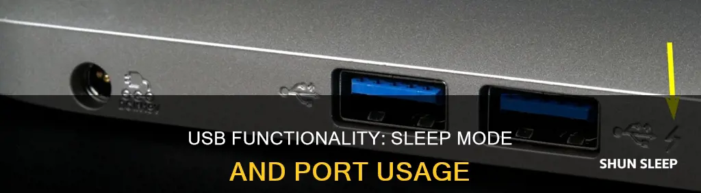 do usb ports work in sleep