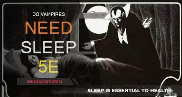 Vampire Sleep: Do They Need It?