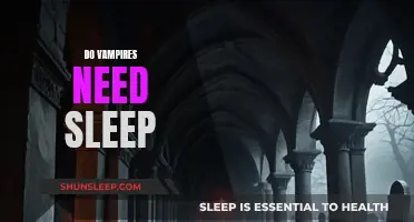 Vampires and Sleep: Is It a Necessity or a Luxury?