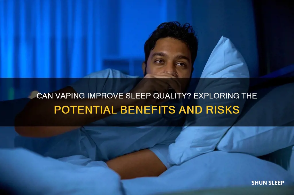 do vapes help you sleep