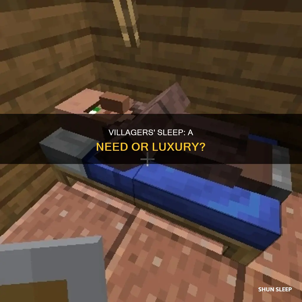 do villagers need sleep
