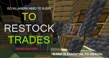 Do Villagers Need Sleep to Restock?