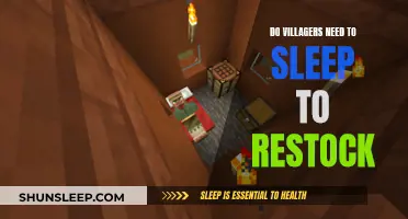 Do Villagers Need Sleep to Restock?