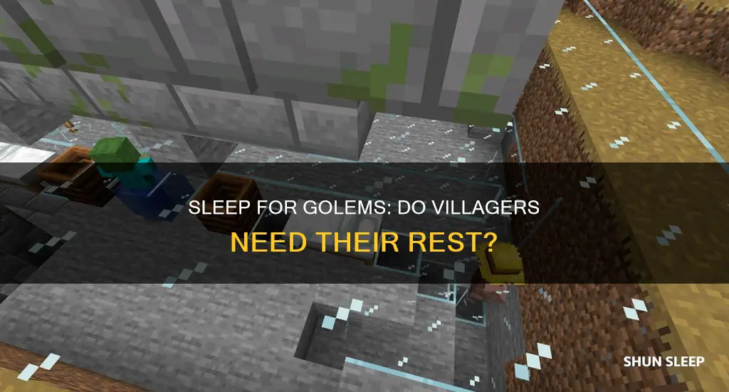 do villagers need to sleep to spawn iron golems
