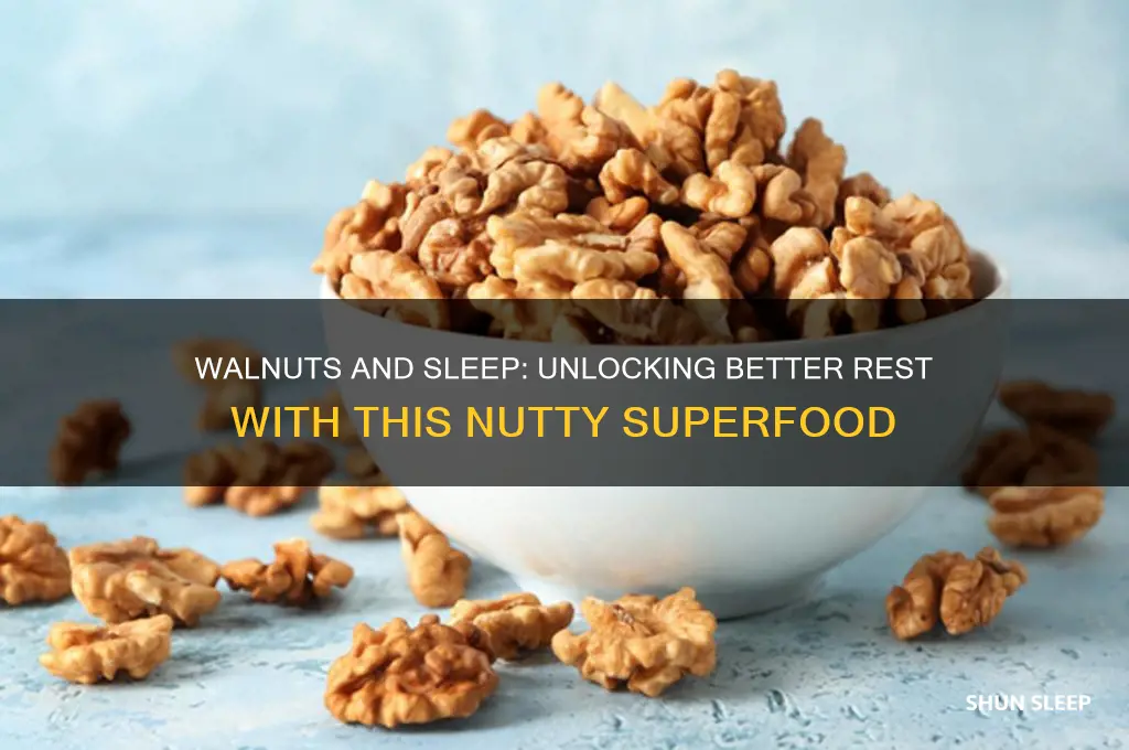 do walnuts help sleep