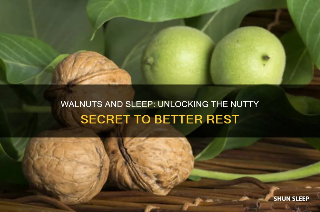 do walnuts help you sleep