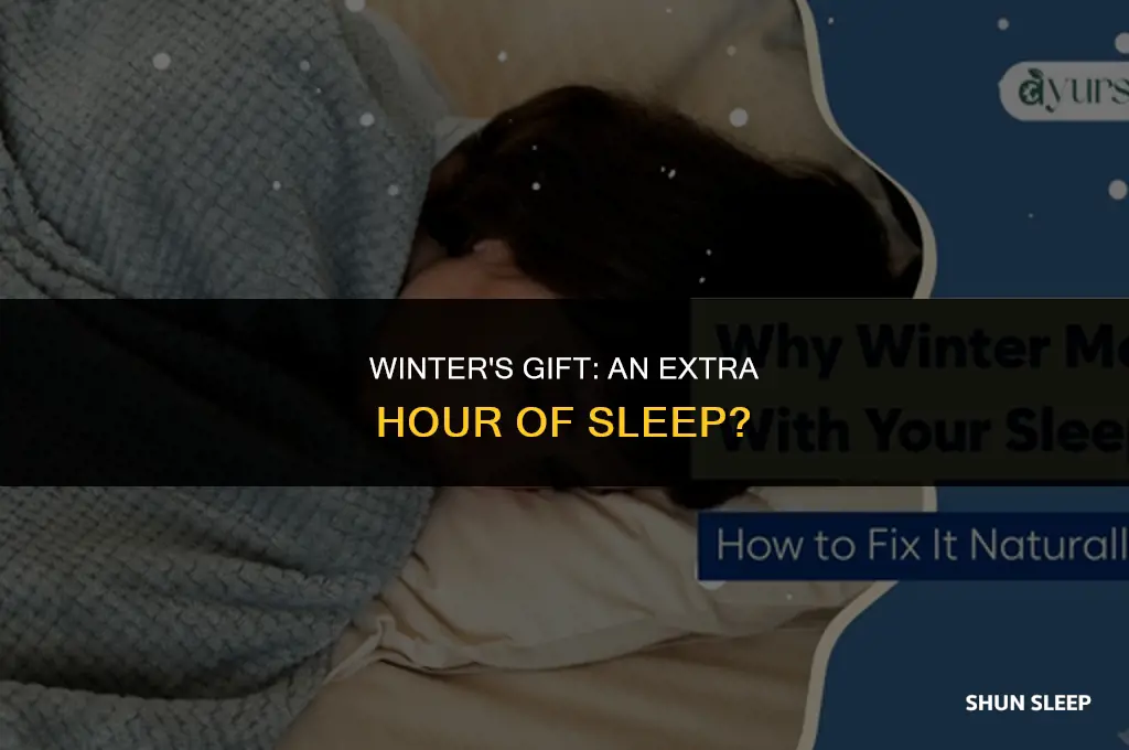 do we gain an hour of sleep in winter