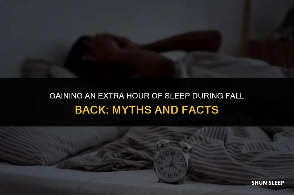 do we gain hour sleep during fall back