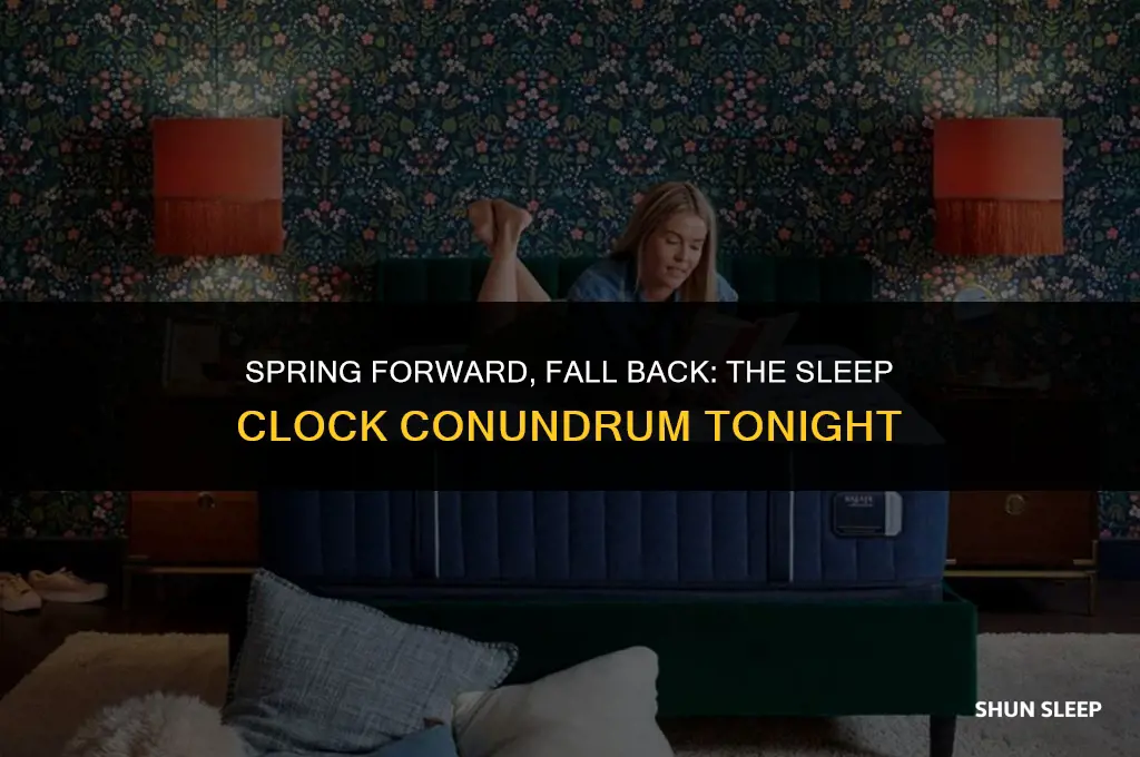 do we gain or loose an hour of sleep tonight