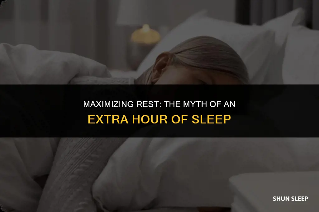 do we get an extra hour of sleep every night