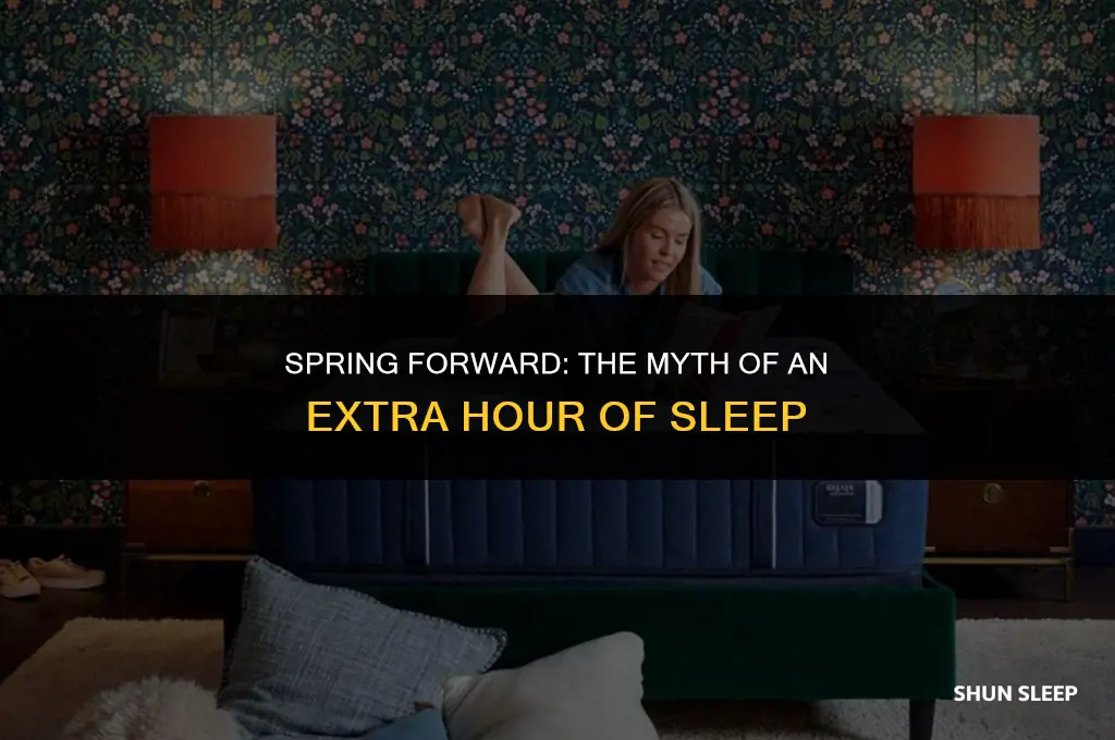 do we get an extra hour of sleep in spring