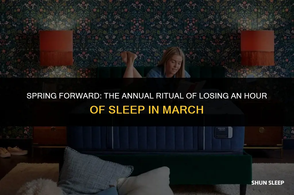 do we get an hour extra sleep in march