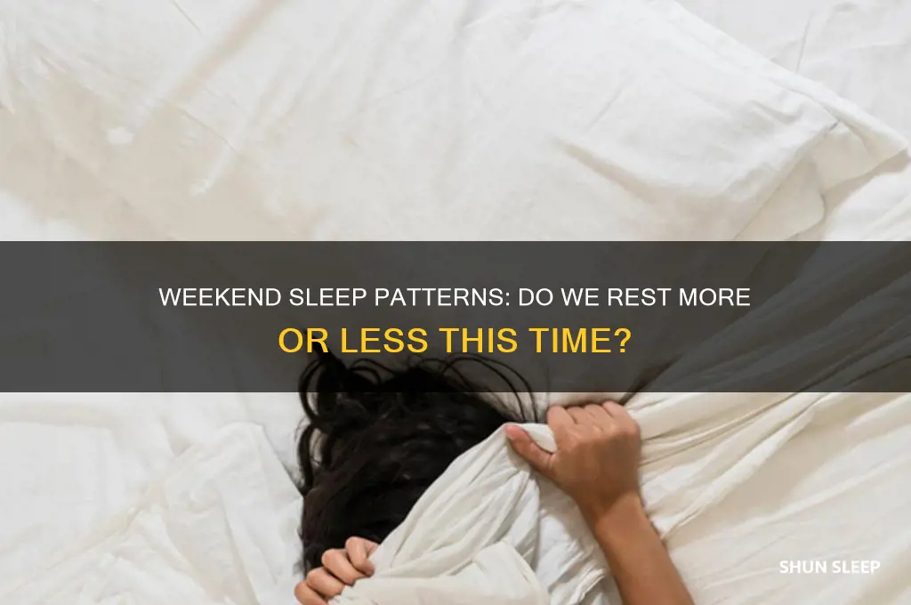 do we get more or le3s sleep this weekend