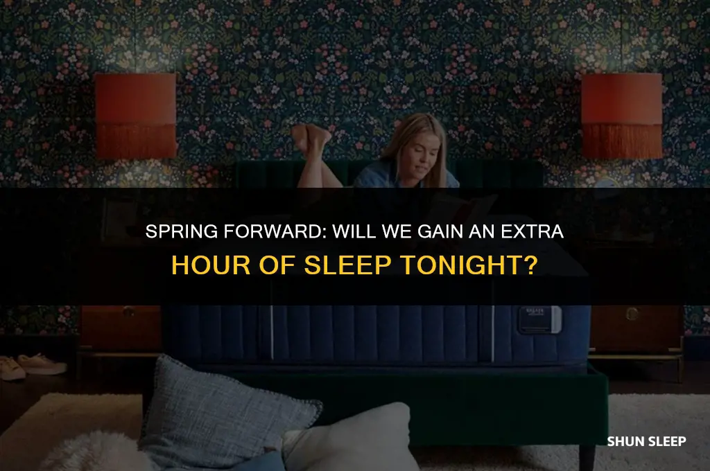 do we get one more hour of sleep tonight