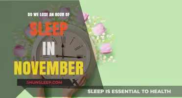 November Time Change: Do We Really Lose an Hour of Sleep?