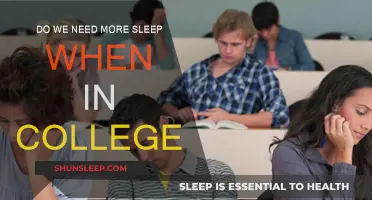 College Students: More Sleep, Better Learning