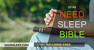 The Bible's Take on Sleep: A Spiritual Guide