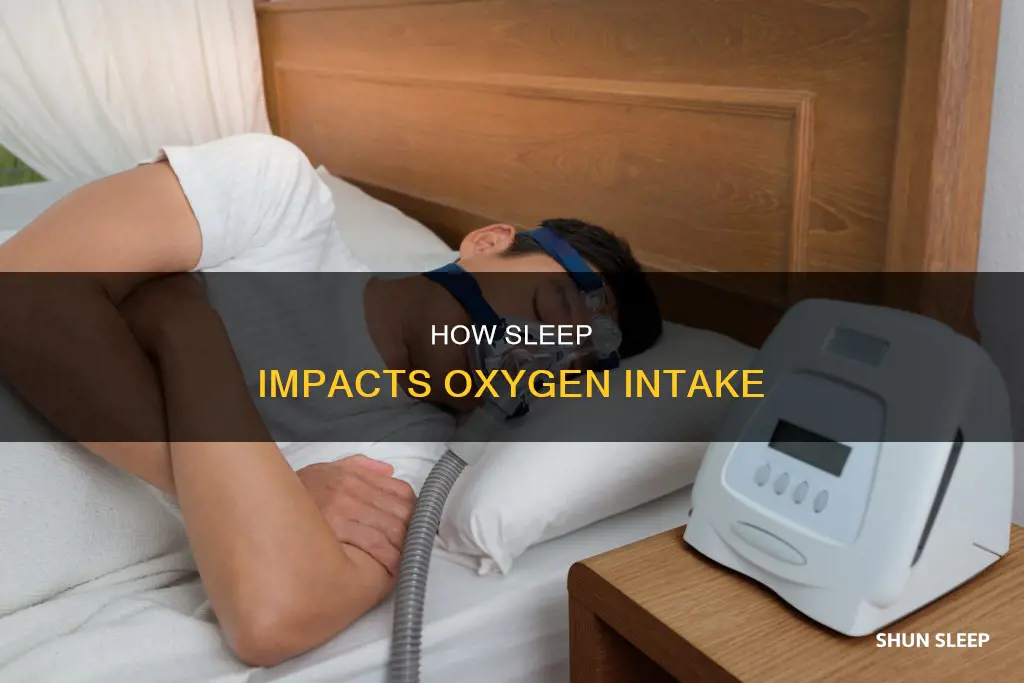 do we use less oxygen when sleeping
