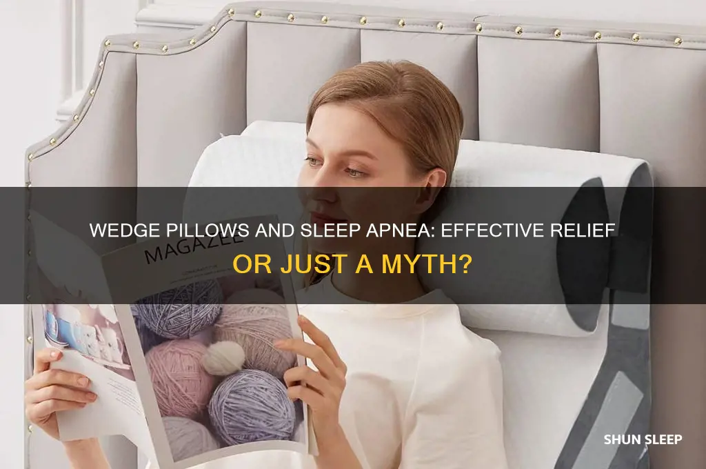 do wedge pillows help with sleep apnea