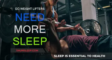 Weight Lifters: Maximizing Performance with Sleep
