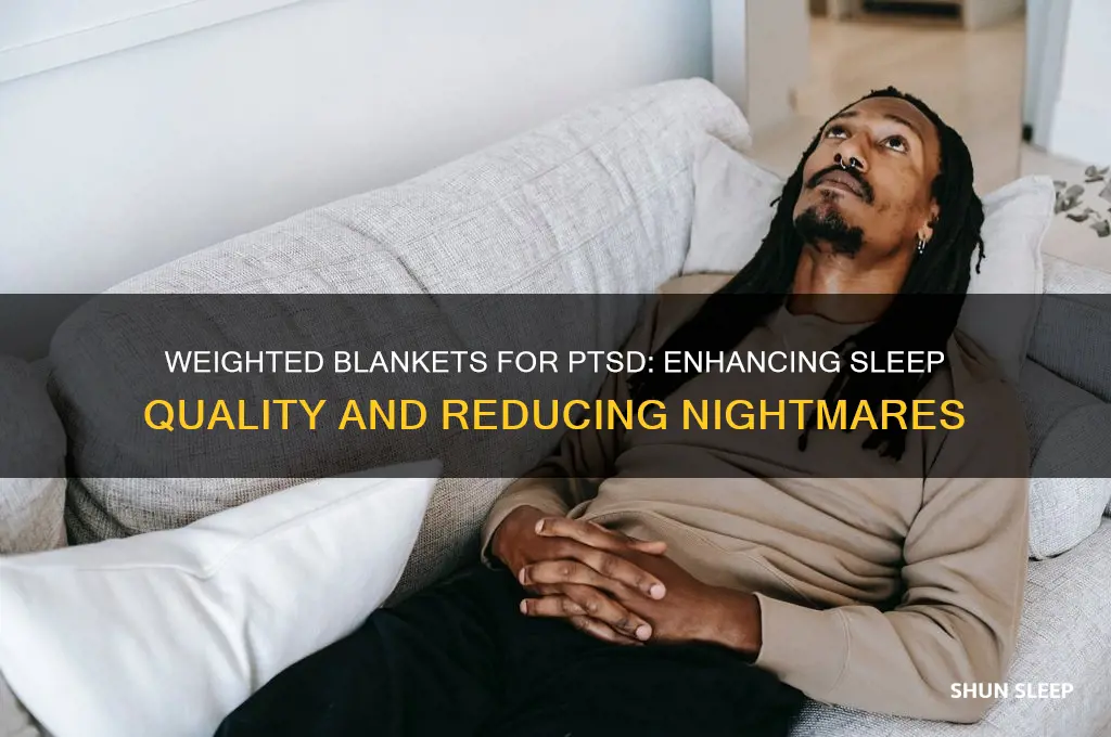 do weighted blankets help ptsd sleeping