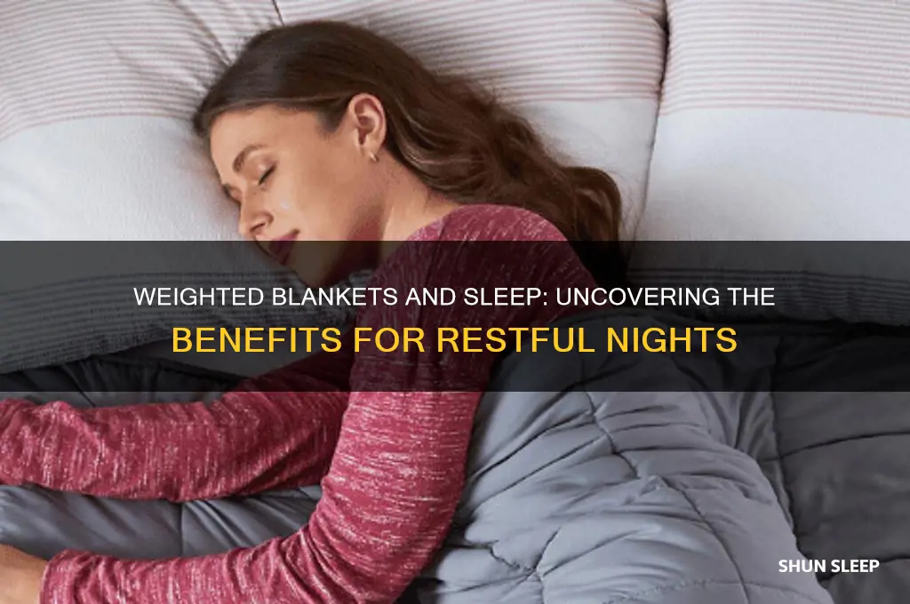 do weighted blankets help sleep