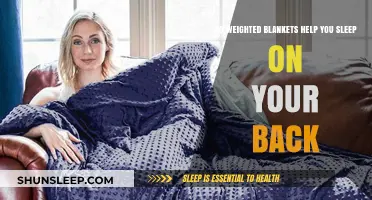 Weighted Blankets: Enhancing Back Sleeping Comfort and Quality