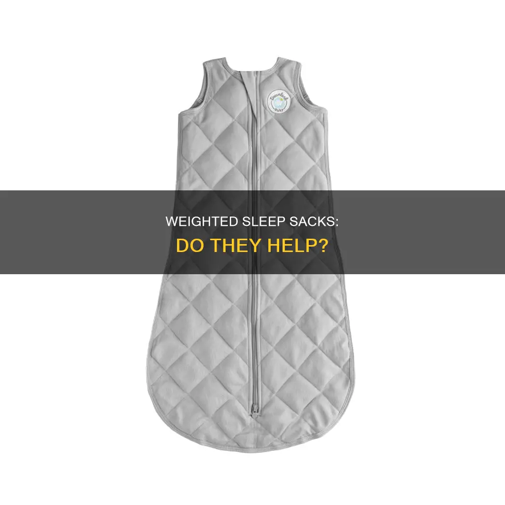 do weighted sleep sacks work