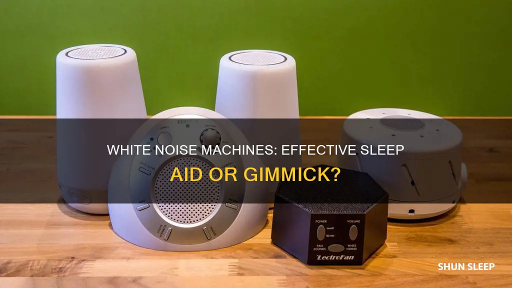 do white blous noise sleeping machines work