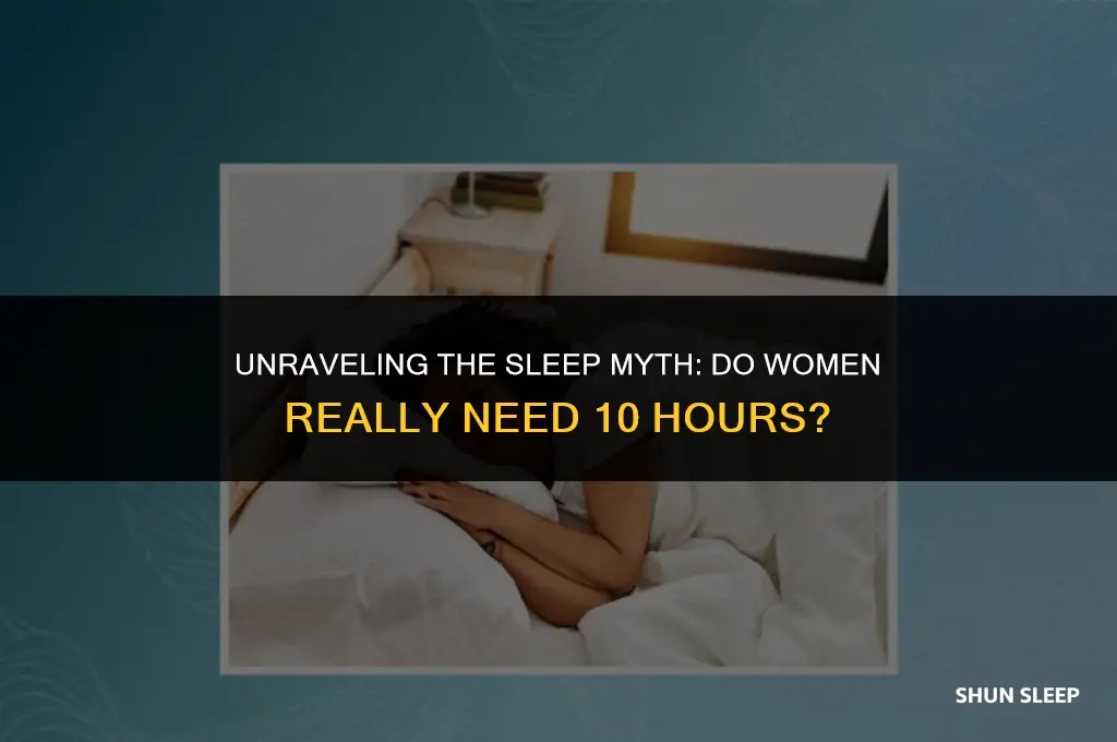 do women actually need 10 hours of sleep
