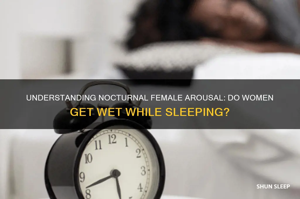 do women get wet when they sleep