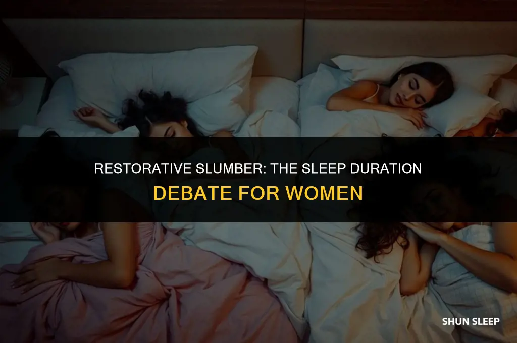 do women need more hours of sleep