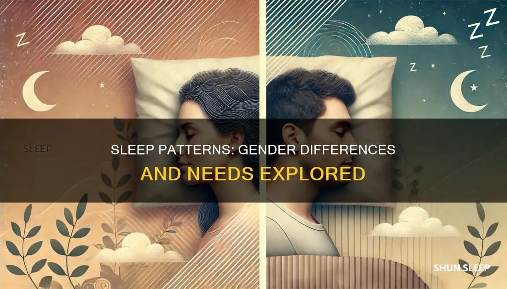 do women need more sleep than mem