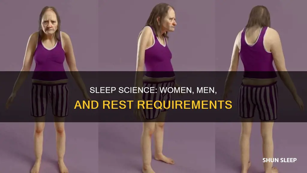 do women need more sleep than men study