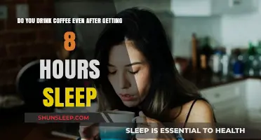Energized Mornings: Coffee Consumption Despite Adequate Sleep