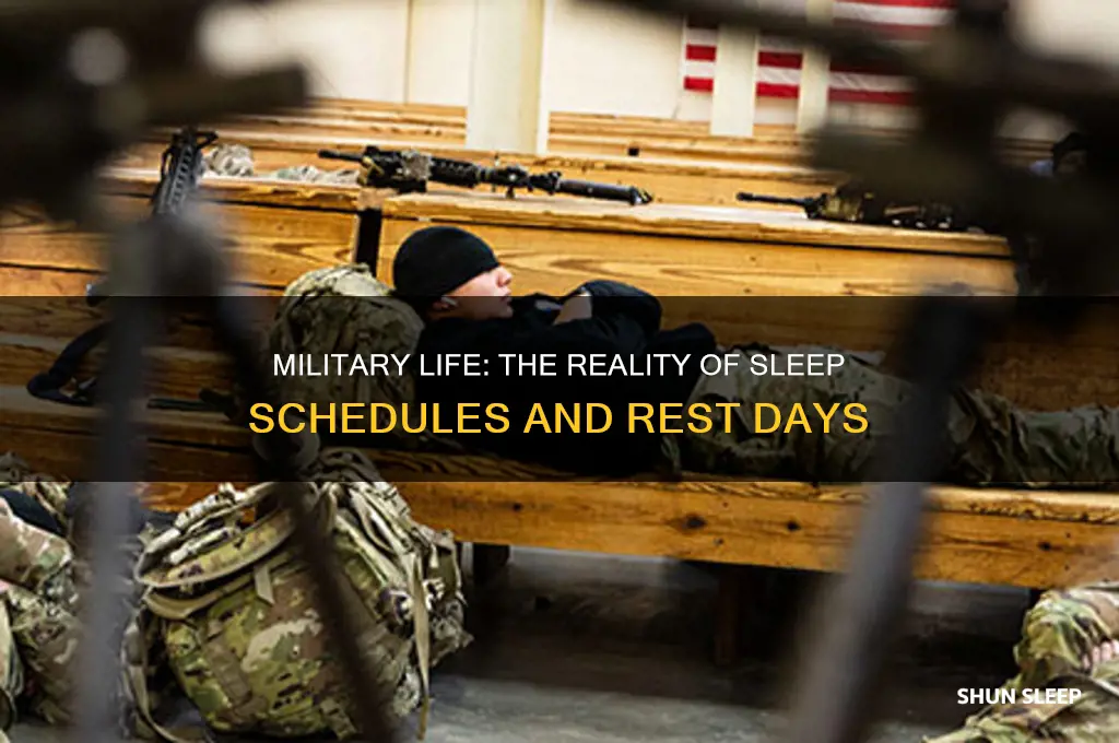do you ever get to sleep in in the military
