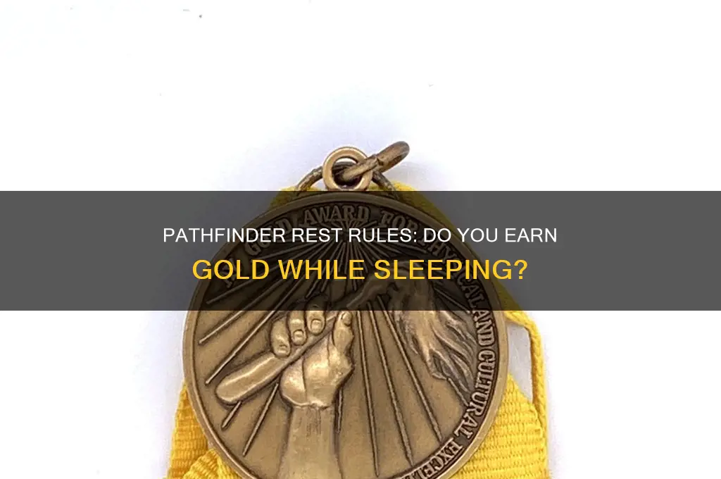 do you get a check when sleeping pathfinder