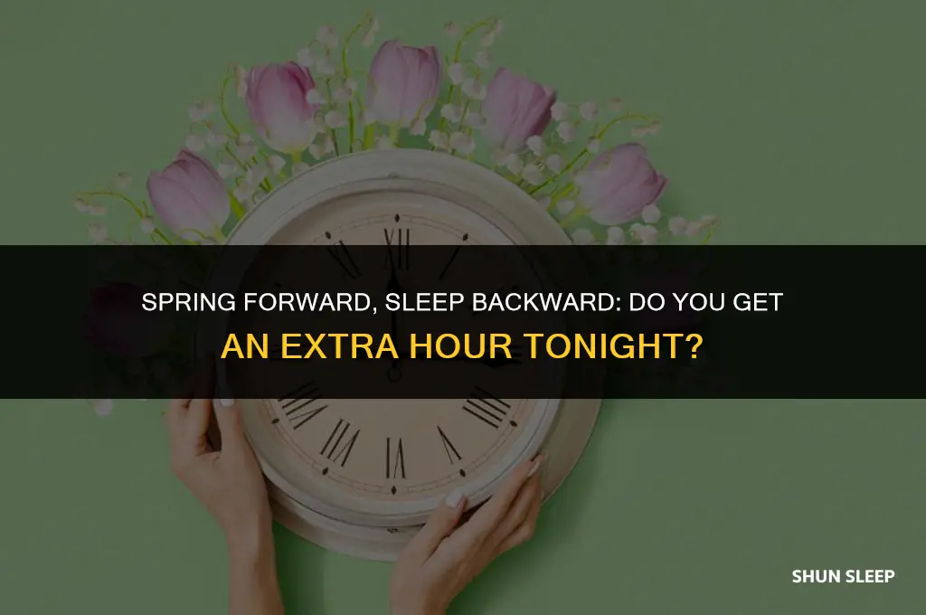 do you get an extra hour of sleep tonight
