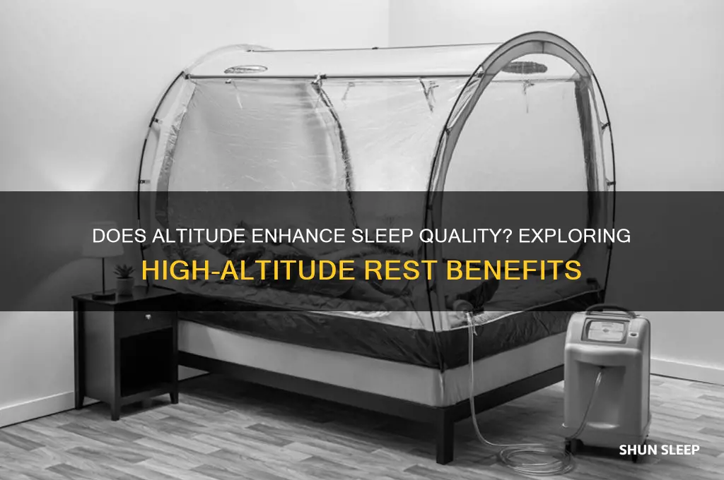 do you get better sleep high