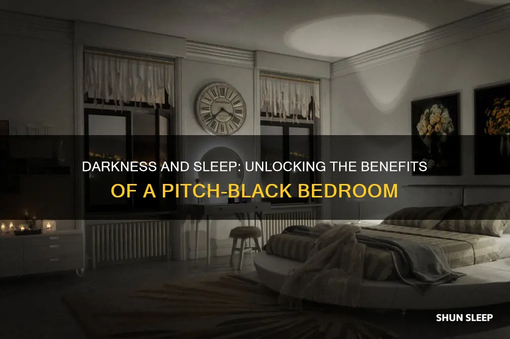 do you get better sleep in the dark