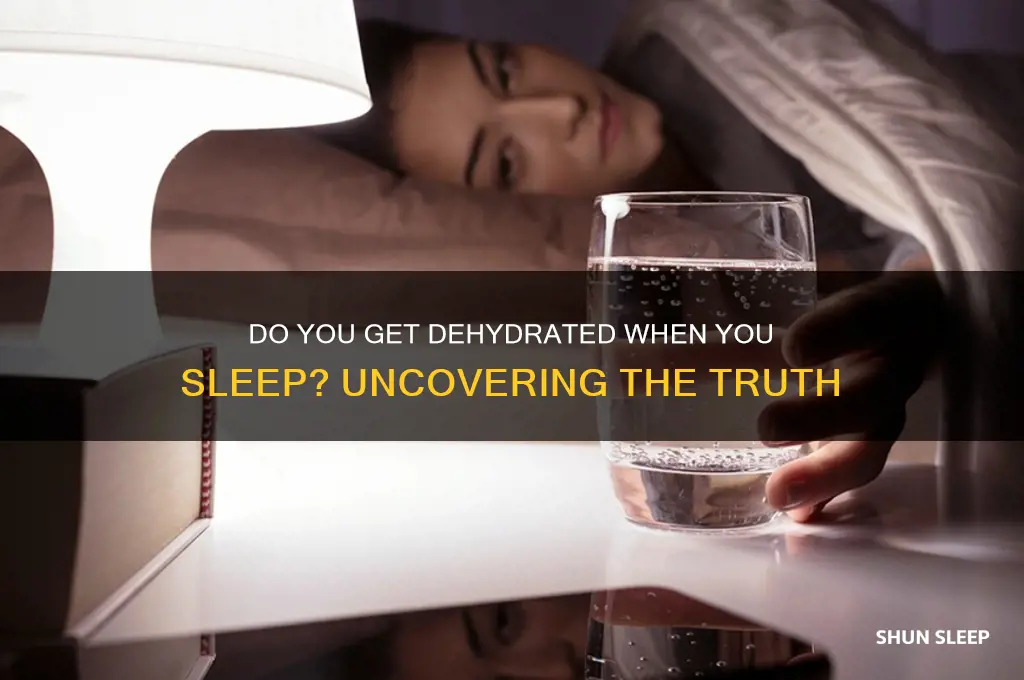 do you get dehydrated when you sleep