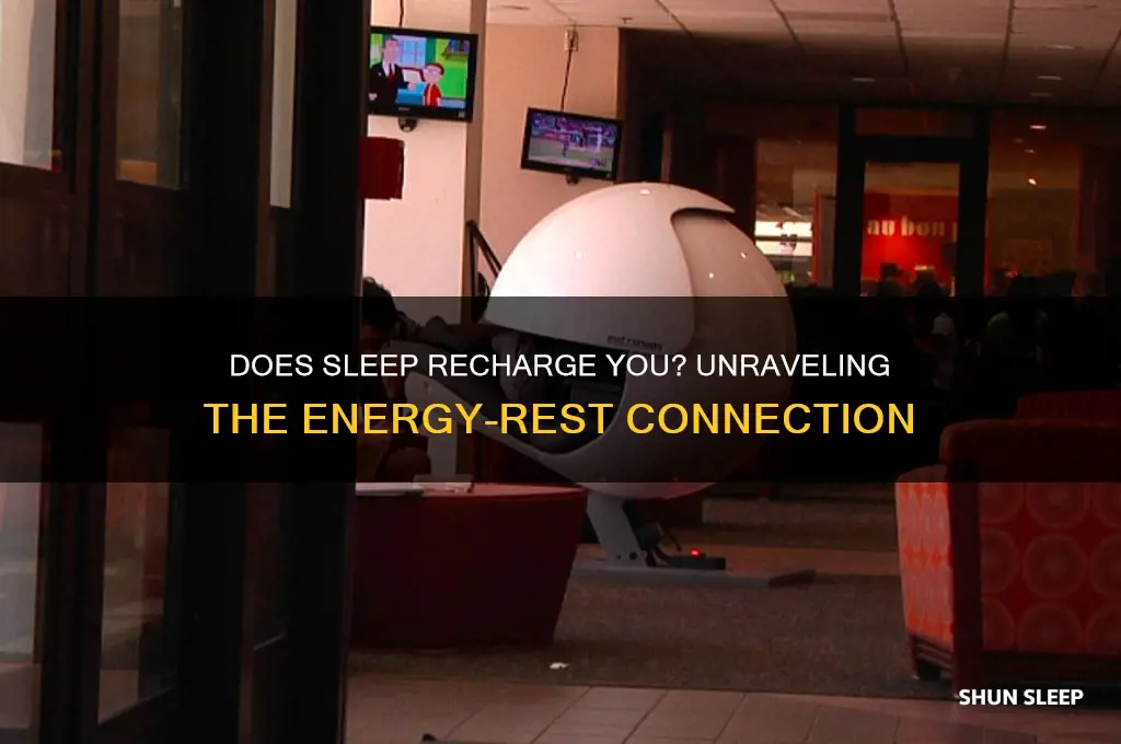 do you get energy from sleeping