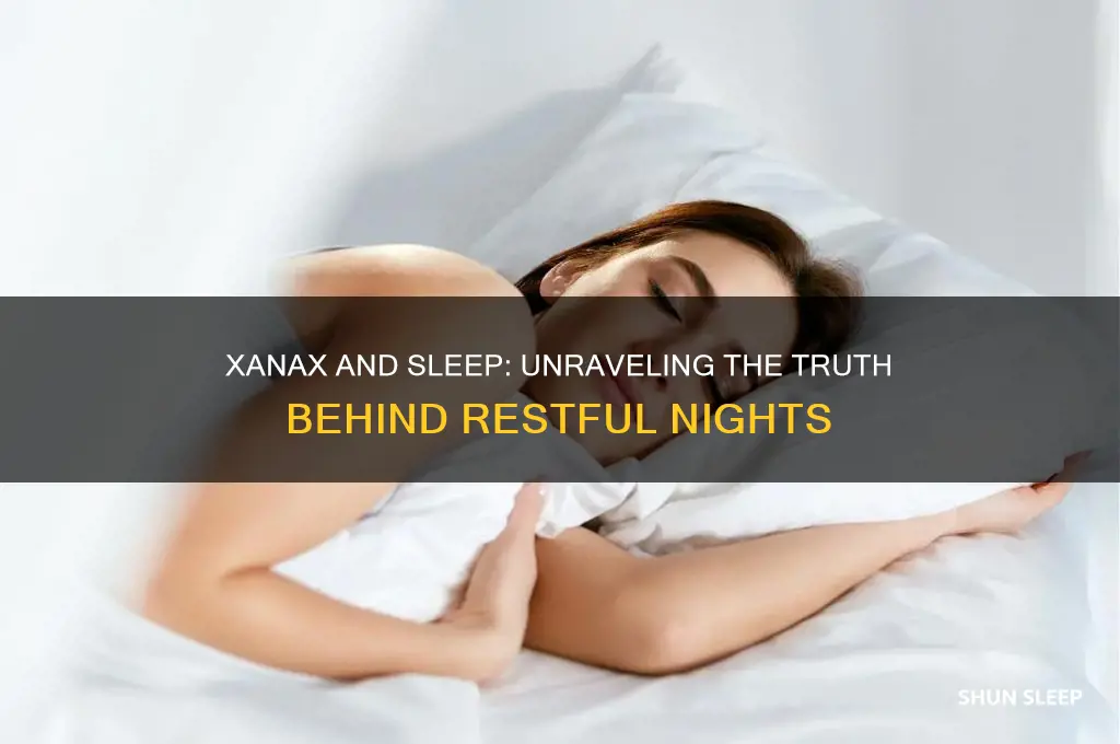 do you get good sleep on xanax