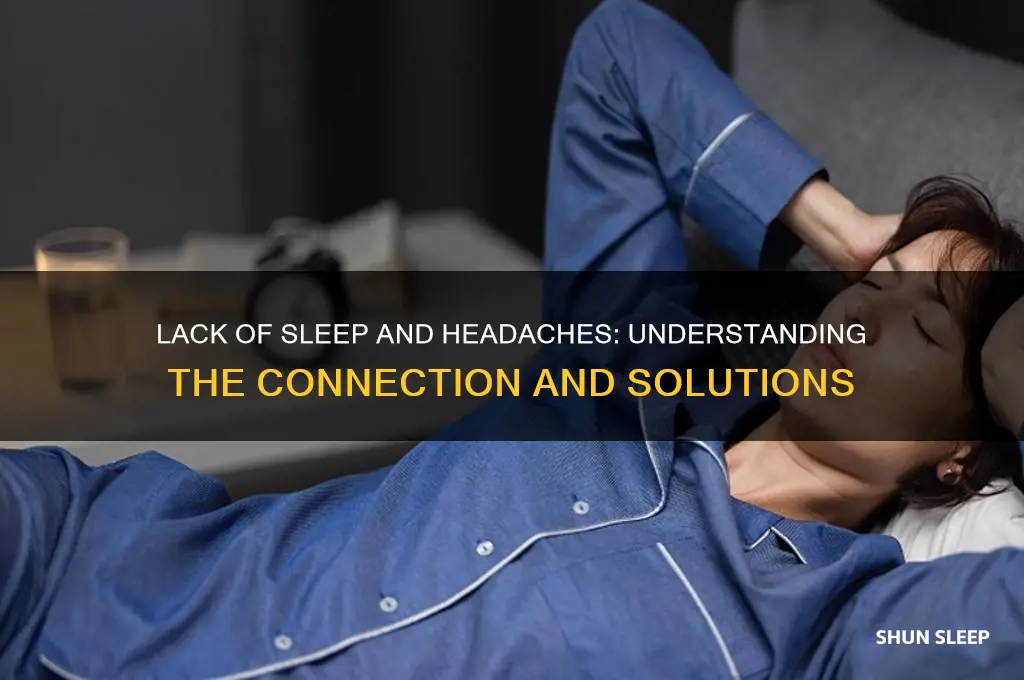 do you get headaches from not sleeping
