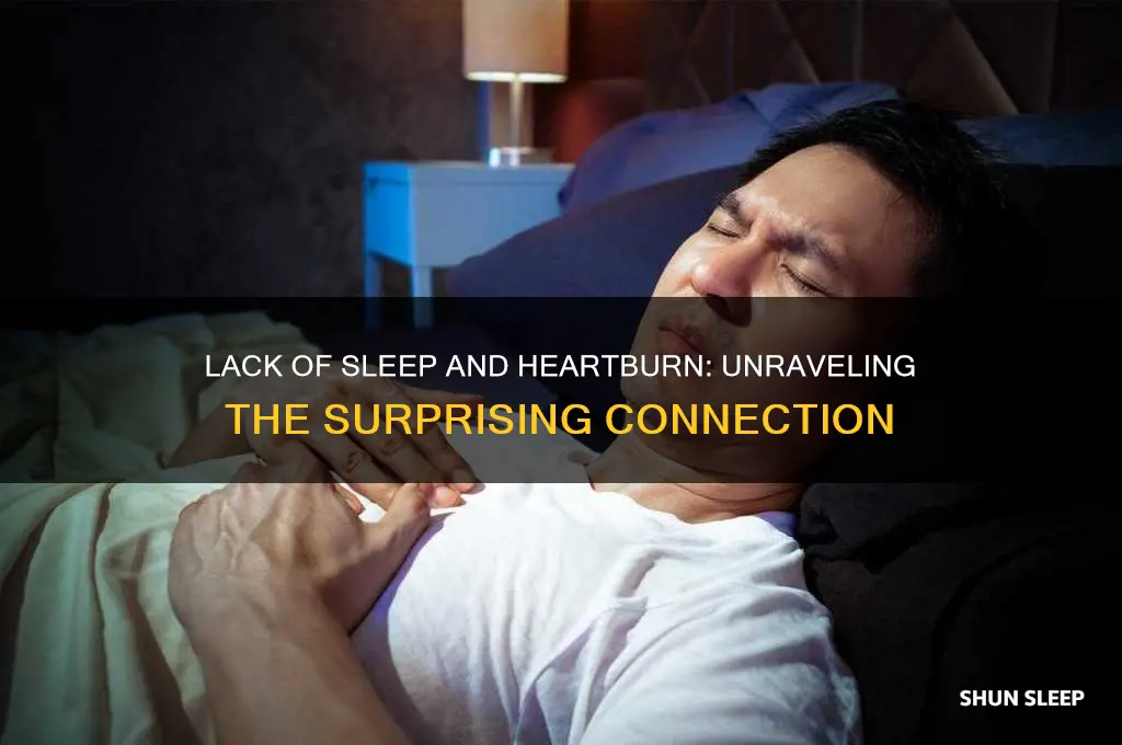 do you get heartburn from laxk of sleep