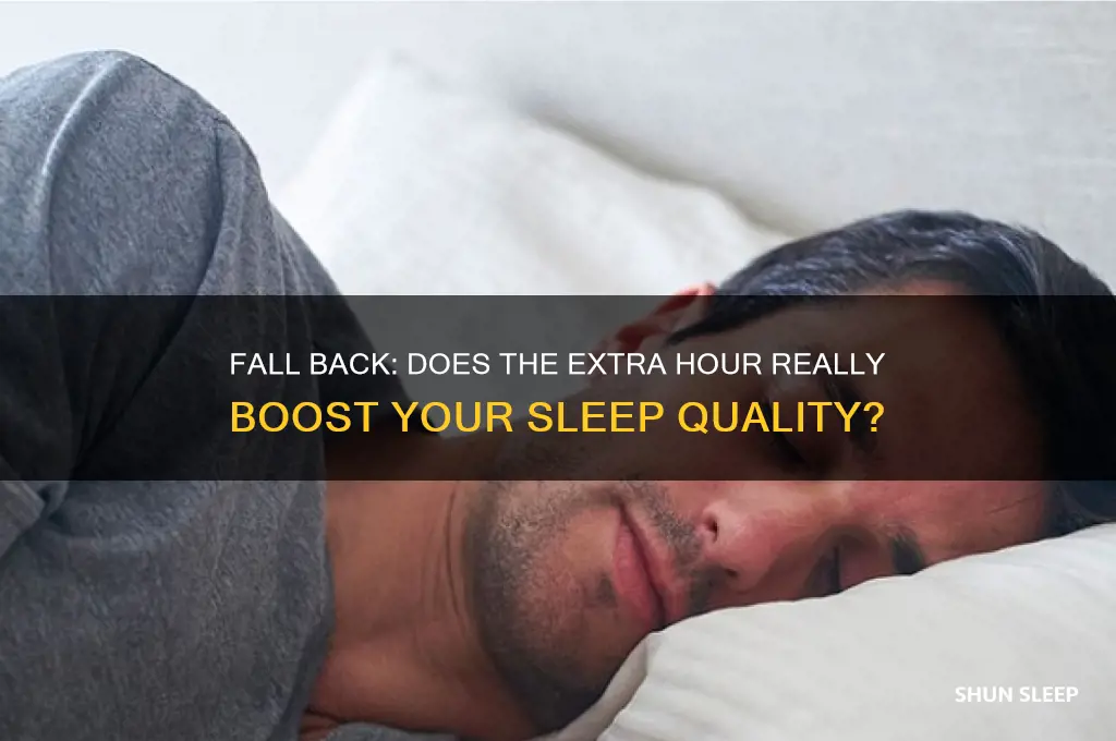 do you get more sleep fall back