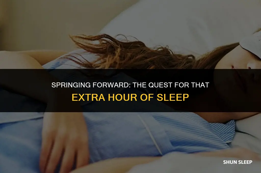 do you get one hour sleep after daylight savings time