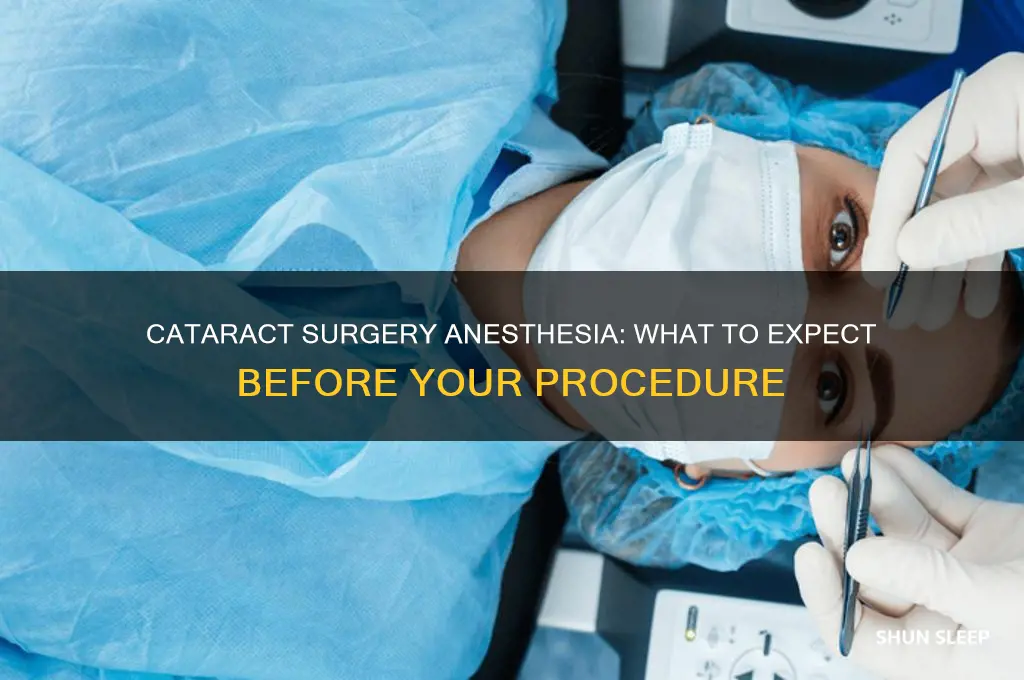 do you get put to sleep before having cataract surgery