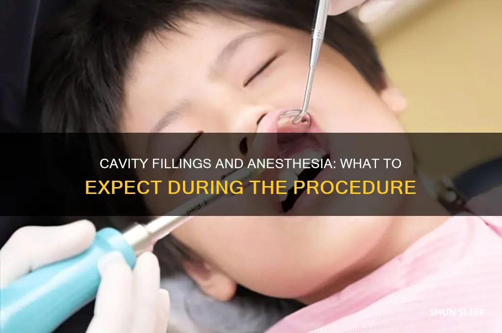do you get put to sleep for a cavity filling