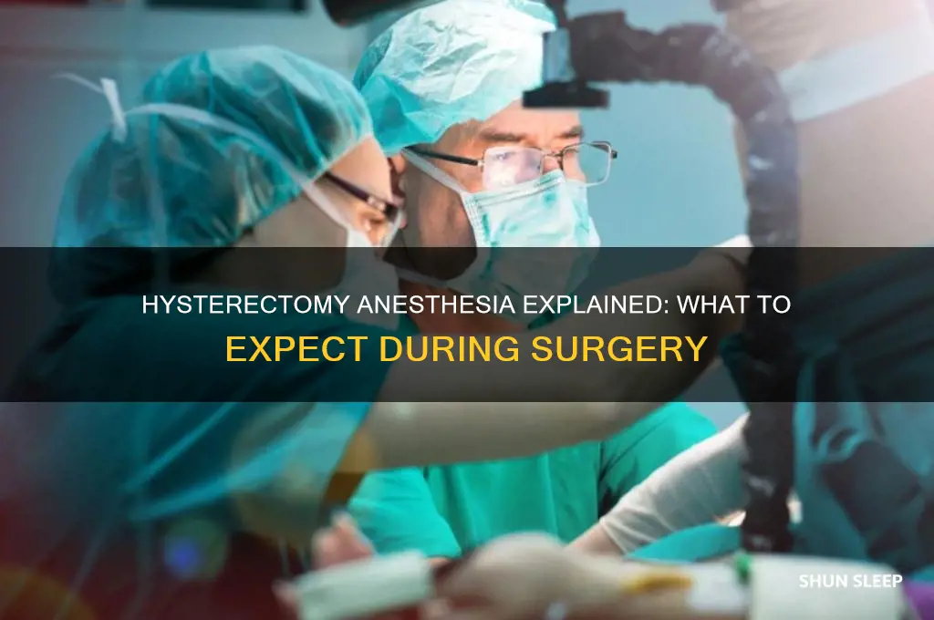 do you get put to sleep for a hysterectomy